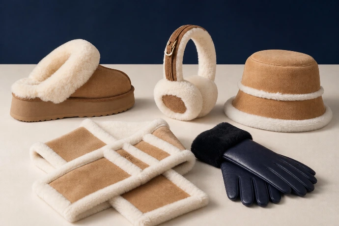 Private-label sheepskin footwear and accessories