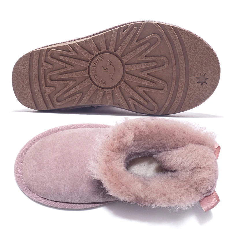 auzland-short-bow-kids-shepskin-ugg-boots-dust-pink-5.webp