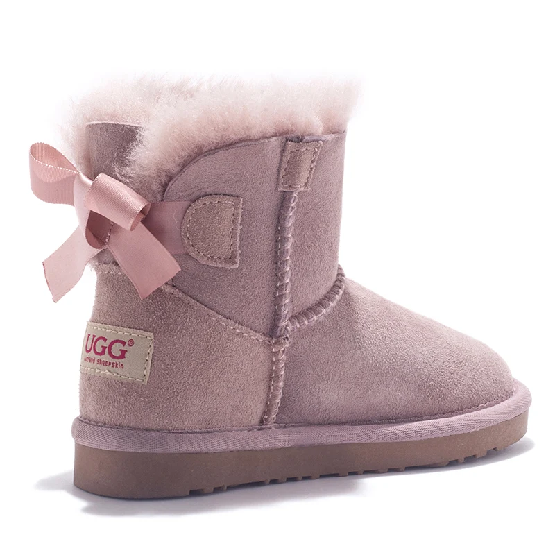 auzland-short-bow-kids-shepskin-ugg-boots-dust-pink-4.webp