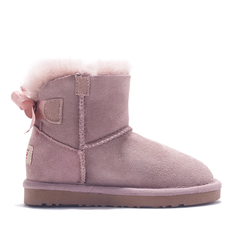 auzland-short-bow-kids-shepskin-ugg-boots-dust-pink-2.webp