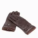 auzland-nappa-Men-leather-silver-stud-gloves-chocolate-2.webp
