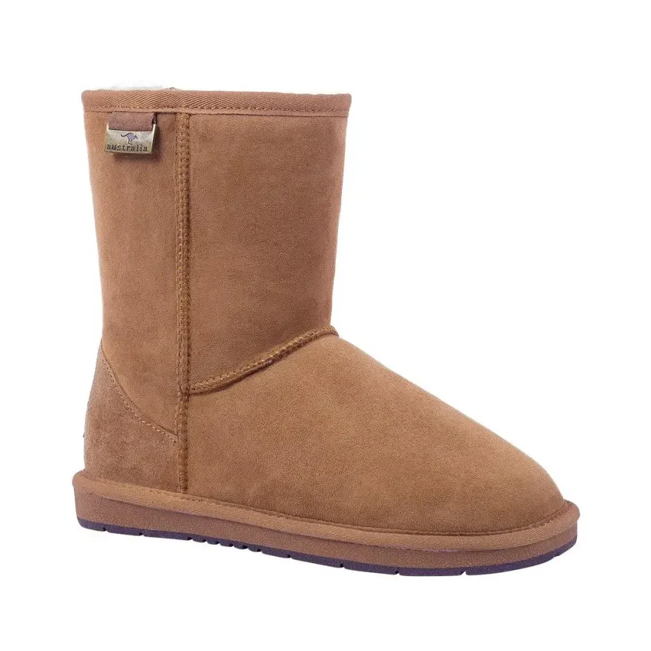 [AUZ025-CHEST-5] UGG Short Classic Sheepskin Boots (Chestnut, AU Ladies 5 / Men 3 / EU 35)