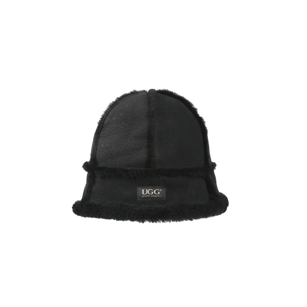 [AUZH002-Black-S/M] UGG Buckle Hat (S/M, Black)