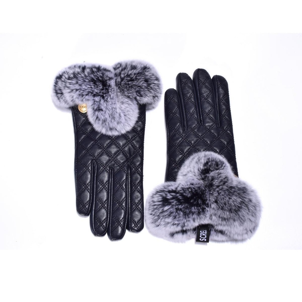 UGG Touch Screen Ladies Gloves (S, Black)