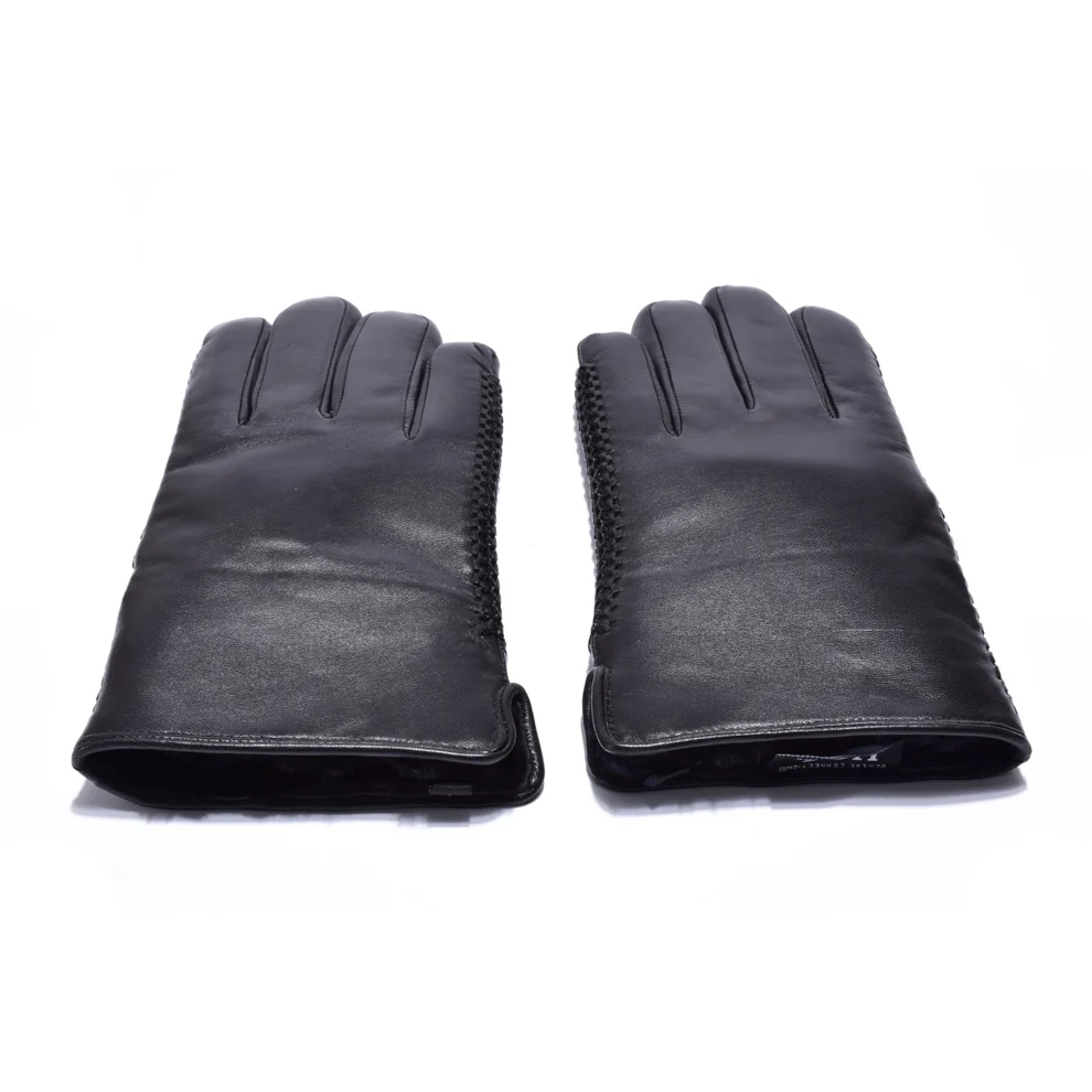 [AUZG005-BLACK-S] UGG Sheepskin Nappa Gloves (Black, S)